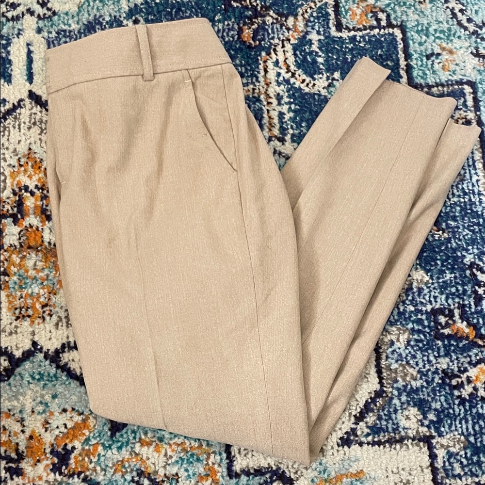 Banana Republic Tan Slim Trousers